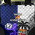 Fiji And Scotland Rugby Back Car Seat Cover Fijian Tapa Pattern With Thistle - Wonder Print Shop