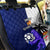 Fiji And Scotland Rugby Back Car Seat Cover Fijian Tapa Pattern With Thistle - Wonder Print Shop