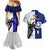Fiji And Scotland Rugby Couples Matching Mermaid Dress and Hawaiian Shirt Fijian Tapa Pattern With Thistle - Wonder Print Shop