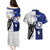 Custom Fiji And Scotland Rugby Couples Matching Puletasi Dress and Hawaiian Shirt Fijian Tapa Pattern With Thistle - Wonder Print Shop