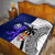 Custom Fiji And Scotland Rugby Quilt Fijian Tapa Pattern With Thistle - Wonder Print Shop