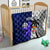 Custom Fiji And Scotland Rugby Quilt Fijian Tapa Pattern With Thistle - Wonder Print Shop