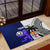 Custom Fiji And Scotland Rugby Rubber Doormat Fijian Tapa Pattern With Thistle - Wonder Print Shop