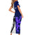 Custom Fiji And Scotland Rugby Short Sleeve Bodycon Dress Fijian Tapa Pattern With Thistle - Wonder Print Shop