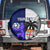 Custom Fiji And Scotland Rugby Spare Tire Cover Fijian Tapa Pattern With Thistle - Wonder Print Shop