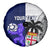 Custom Fiji And Scotland Rugby Spare Tire Cover Fijian Tapa Pattern With Thistle - Wonder Print Shop