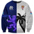Custom Fiji And Scotland Rugby Sweatshirt Fijian Tapa Pattern With Thistle - Wonder Print Shop