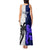 Custom Fiji And Scotland Rugby Tank Maxi Dress Fijian Tapa Pattern With Thistle - Wonder Print Shop
