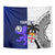 Custom Fiji And Scotland Rugby Tapestry Fijian Tapa Pattern With Thistle - Wonder Print Shop