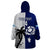 Custom Fiji And Scotland Rugby Wearable Blanket Hoodie Fijian Tapa Pattern With Thistle - Wonder Print Shop