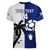 Custom Fiji And Scotland Rugby Women V Neck T Shirt Fijian Tapa Pattern With Thistle - Wonder Print Shop