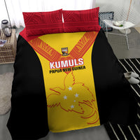 Papua New Guinea Rubgby Bedding Set Pacific 2023 Go PNG Kumuls - Wonder Print Shop