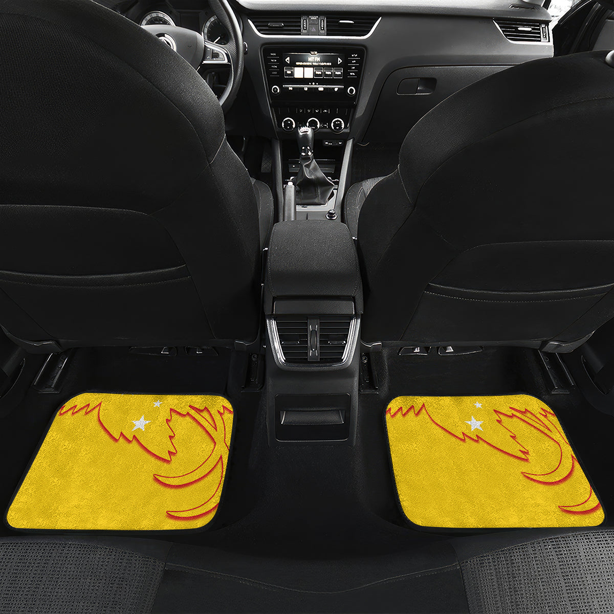 Papua New Guinea Rubgby Car Mats Pacific 2023 Go PNG Kumuls - Wonder Print Shop