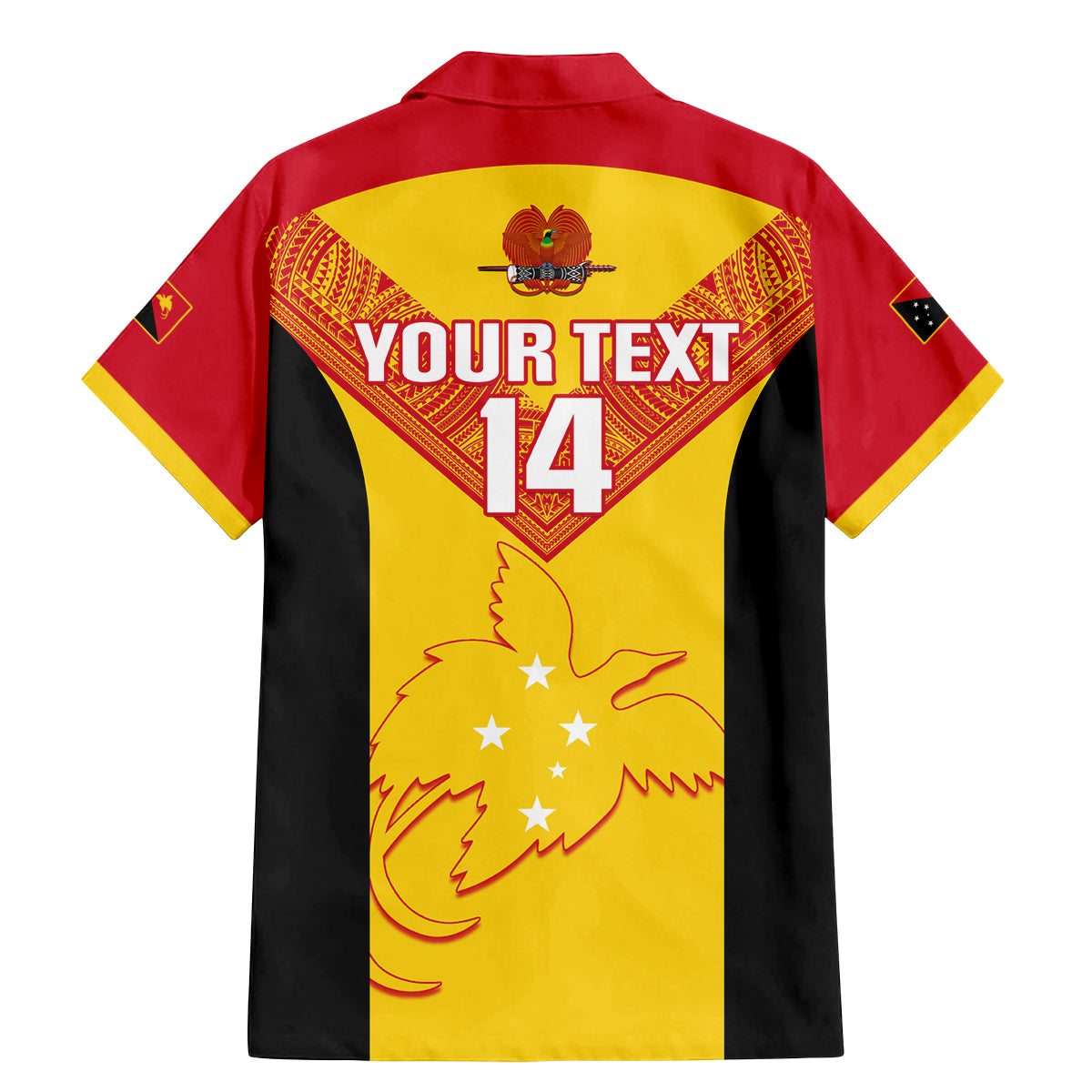 Custom Papua New Guinea Rubgby Family Matching Mermaid Dress and Hawaiian Shirt Pacific 2023 Go PNG Kumuls - Wonder Print Shop