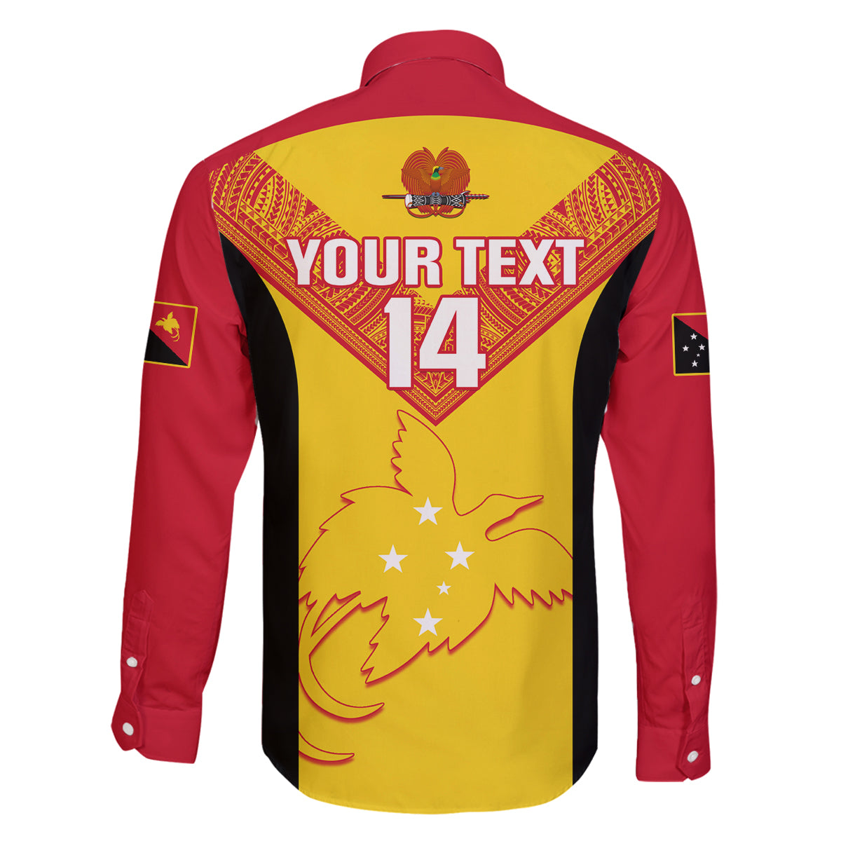 Custom Papua New Guinea Rubgby Family Matching Off Shoulder Long Sleeve Dress and Hawaiian Shirt Pacific 2023 Go PNG Kumuls - Wonder Print Shop