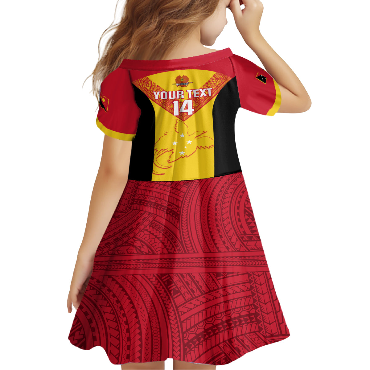 Custom Papua New Guinea Rubgby Family Matching Summer Maxi Dress and Hawaiian Shirt Pacific 2023 Go PNG Kumuls - Wonder Print Shop