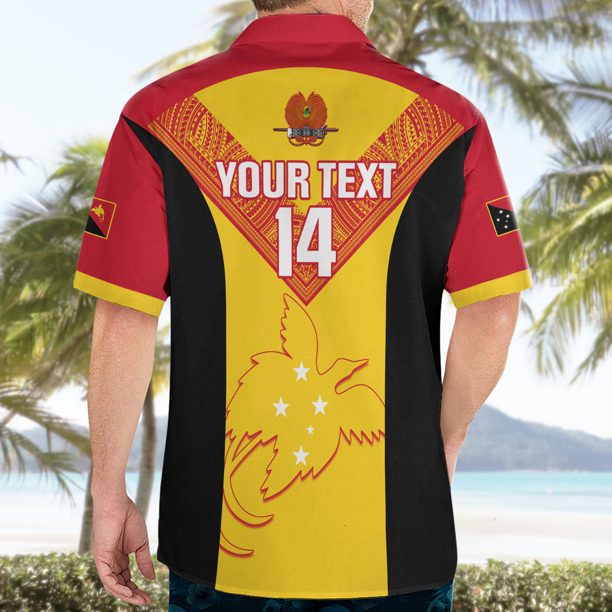 Custom Papua New Guinea Rubgby Hawaiian Shirt Pacific 2023 Go PNG Kumuls - Wonder Print Shop