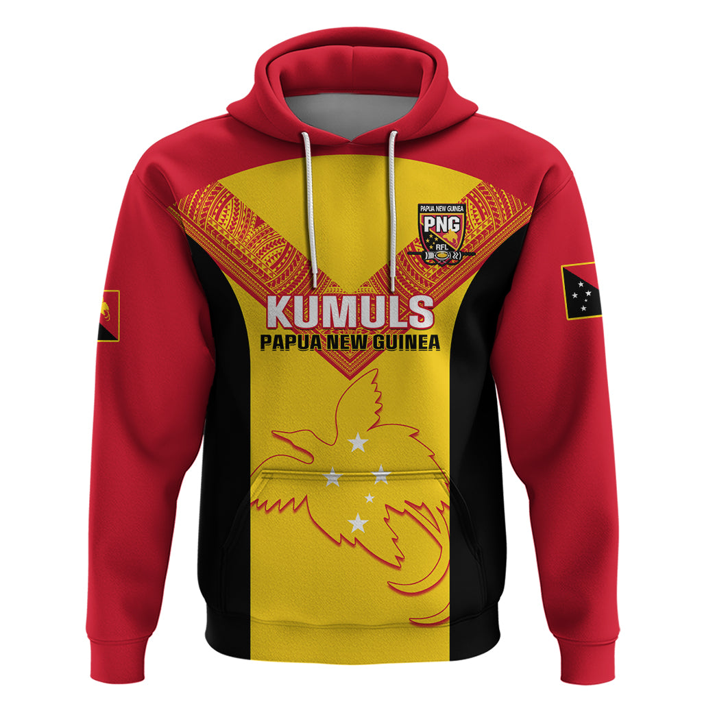 Custom Papua New Guinea Rubgby Hoodie Pacific 2023 Go PNG Kumuls - Wonder Print Shop
