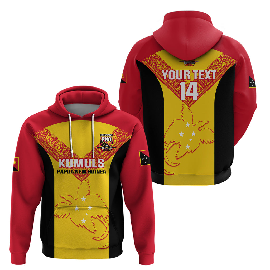 Custom Papua New Guinea Rubgby Hoodie Pacific 2023 Go PNG Kumuls - Wonder Print Shop