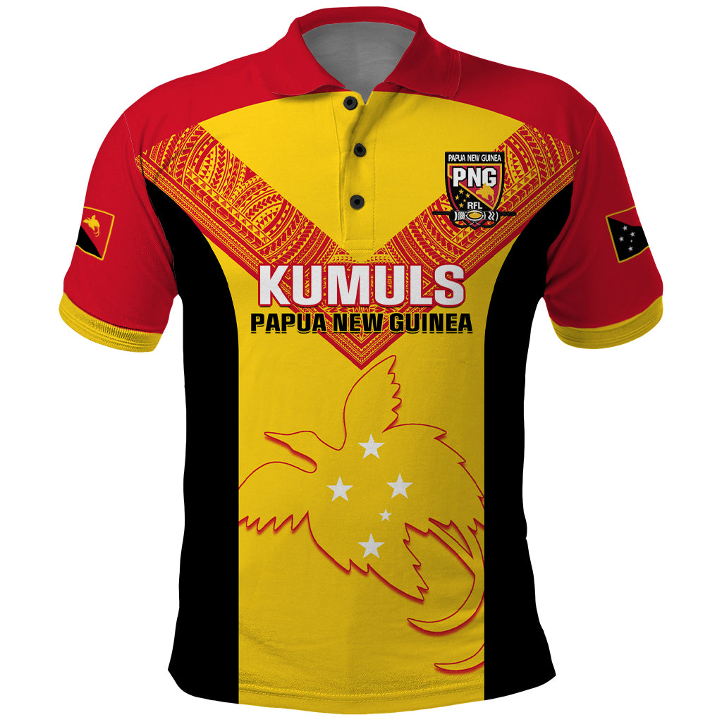 Custom Papua New Guinea Rubgby Polo Shirt Pacific 2023 Go PNG Kumuls - Wonder Print Shop