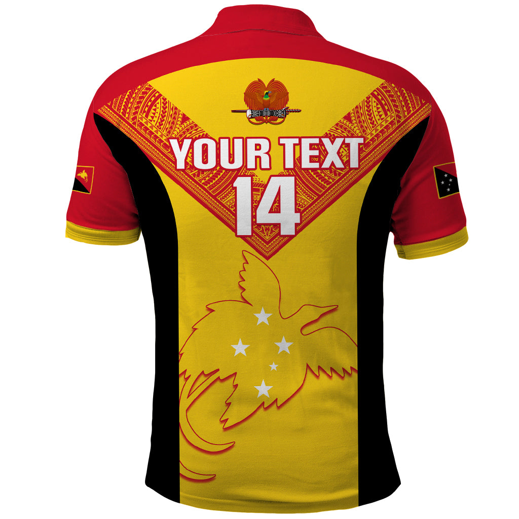 Custom Papua New Guinea Rubgby Polo Shirt Pacific 2023 Go PNG Kumuls - Wonder Print Shop