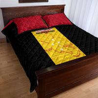 Papua New Guinea Rubgby Quilt Bed Set Pacific 2023 Go PNG Kumuls - Wonder Print Shop