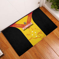 Papua New Guinea Rubgby Rubber Doormat Pacific 2023 Go PNG Kumuls - Wonder Print Shop