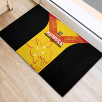 Papua New Guinea Rubgby Rubber Doormat Pacific 2023 Go PNG Kumuls - Wonder Print Shop