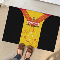 Papua New Guinea Rubgby Rubber Doormat Pacific 2023 Go PNG Kumuls - Wonder Print Shop