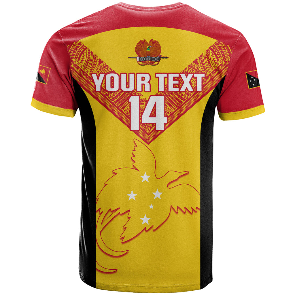 Custom Papua New Guinea Rubgby T Shirt Pacific 2023 Go PNG Kumuls - Wonder Print Shop