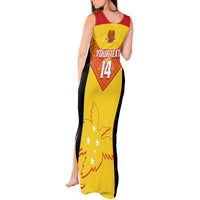 Custom Papua New Guinea Rubgby Tank Maxi Dress Pacific 2023 Go PNG Kumuls - Wonder Print Shop