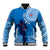 Custom Samoa Rugby Baseball Jacket Pacific 2023 Go Toa Samoa - Wonder Print Shop