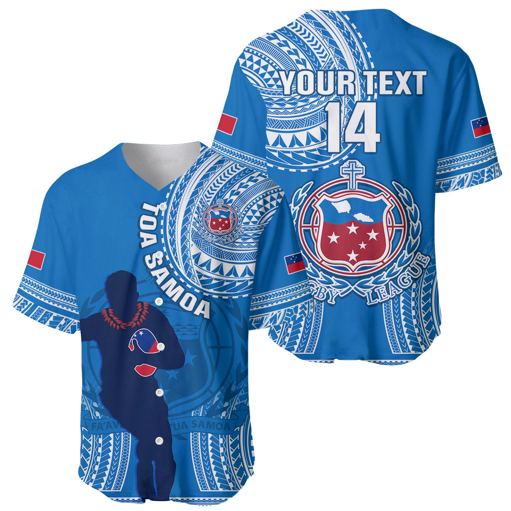 Custom Samoa Rugby Baseball Jersey Pacific 2023 Go Toa Samoa - Wonder Print Shop