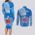 Custom Samoa Rugby Couples Matching Long Sleeve Bodycon Dress and Long Sleeve Button Shirts Pacific 2023 Go Toa Samoa - Wonder Print Shop