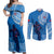 Custom Samoa Rugby Couples Matching Off Shoulder Maxi Dress and Long Sleeve Button Shirts Pacific 2023 Go Toa Samoa - Wonder Print Shop