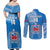 Custom Samoa Rugby Couples Matching Off Shoulder Maxi Dress and Long Sleeve Button Shirts Pacific 2023 Go Toa Samoa - Wonder Print Shop