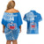 Custom Samoa Rugby Couples Matching Off Shoulder Short Dress and Hawaiian Shirt Pacific 2023 Go Toa Samoa - Wonder Print Shop