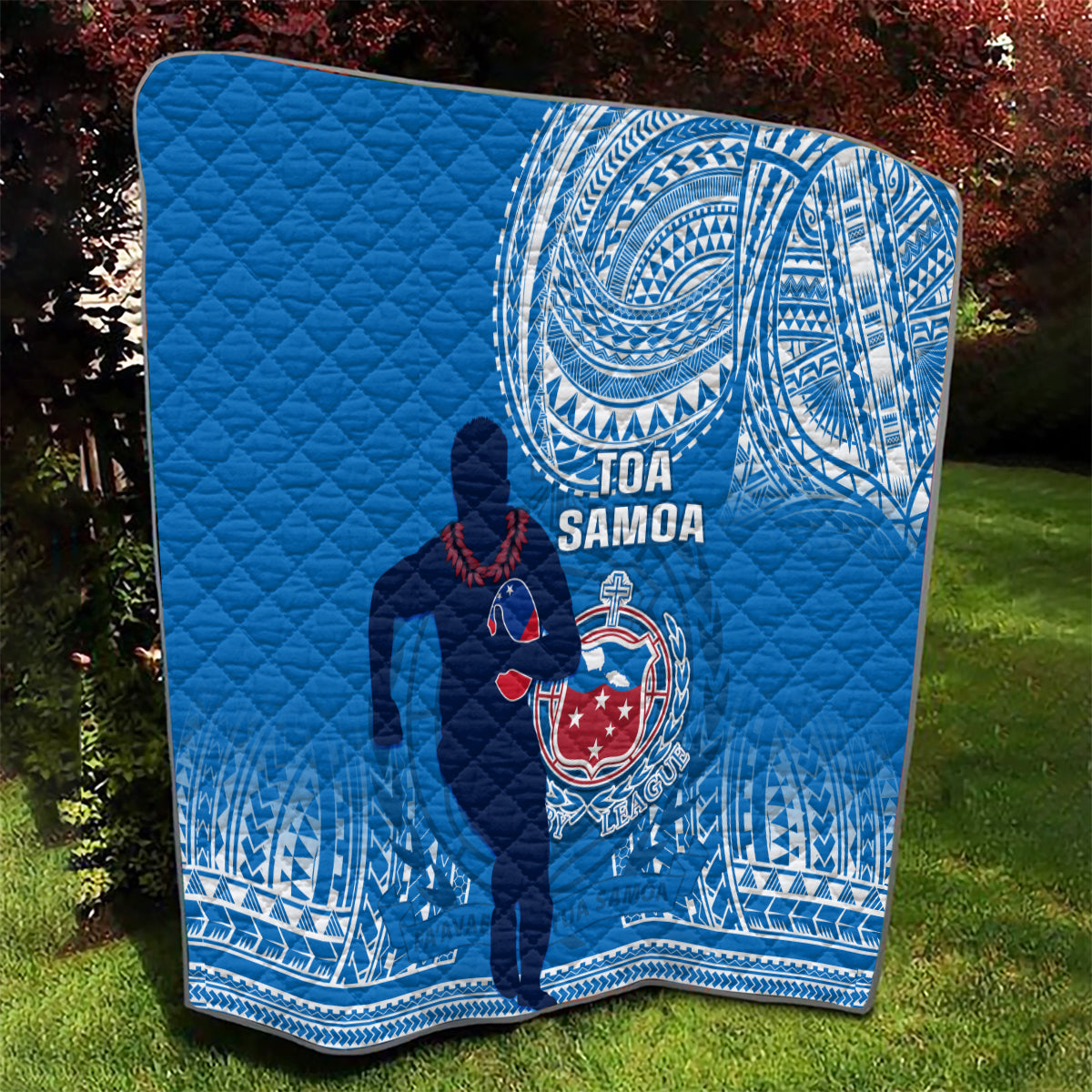Samoa Rugby Quilt Pacific 2023 Go Toa Samoa - Wonder Print Shop