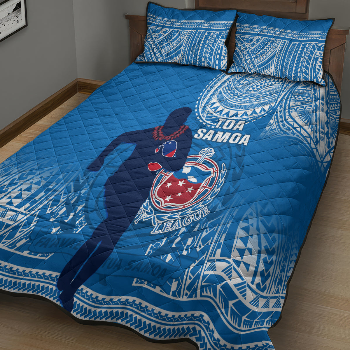 Samoa Rugby Quilt Bed Set Pacific 2023 Go Toa Samoa - Wonder Print Shop