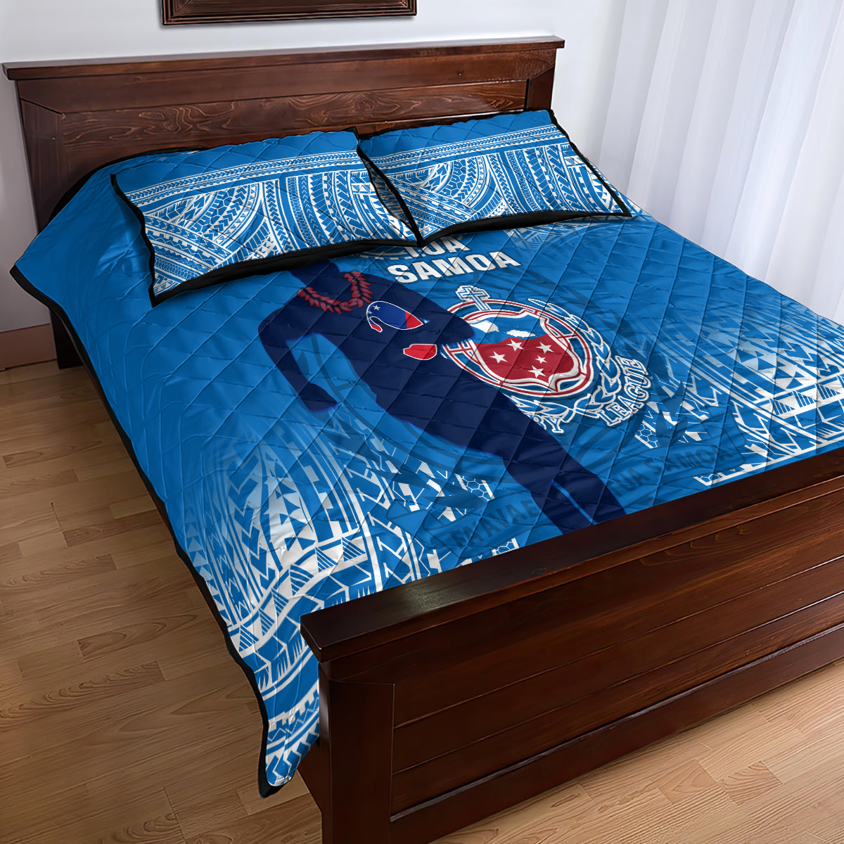 Samoa Rugby Quilt Bed Set Pacific 2023 Go Toa Samoa - Wonder Print Shop