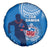 Samoa Rugby Spare Tire Cover Pacific 2023 Go Toa Samoa - Wonder Print Shop
