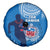 Samoa Rugby Spare Tire Cover Pacific 2023 Go Toa Samoa - Wonder Print Shop