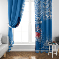 Samoa Rugby Window Curtain Pacific 2023 Go Toa Samoa - Wonder Print Shop