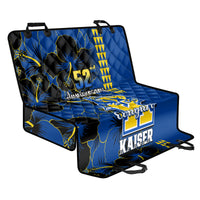 Hawaii Kaiser High School Back Car Seat Cover Kakau Mix Hibiscus Happy 52nd Anniversary - Wonder Print Shop