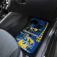 Hawaii Kaiser High School Car Mats Kakau Mix Hibiscus Happy 52nd Anniversary - Wonder Print Shop
