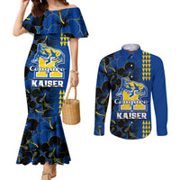 hawaii-kaiser-high-school-couples-matching-mermaid-dress-and-long-sleeve-button-shirts-kakau-mix-hibiscus-happy-52nd-anniversary