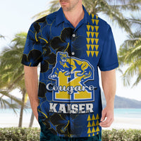 Hawaii Kaiser High School Hawaiian Shirt Kakau Mix Hibiscus Happy 52nd Anniversary - Wonder Print Shop