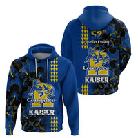 Hawaii Kaiser High School Hoodie Kakau Mix Hibiscus Happy 52nd Anniversary - Wonder Print Shop