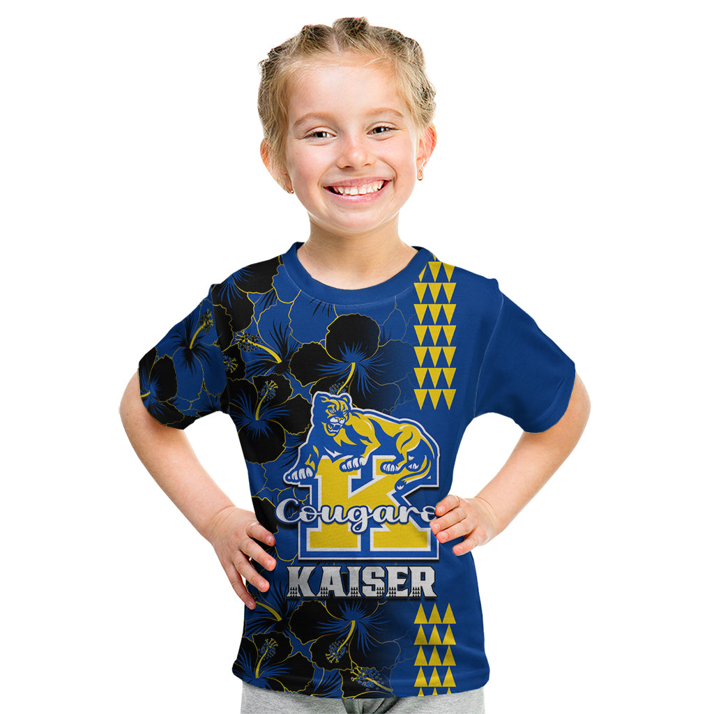 Hawaii Kaiser High School Kid T Shirt Kakau Mix Hibiscus Happy 52nd Anniversary - Wonder Print Shop