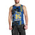 Hawaii Kaiser High School Men Tank Top Kakau Mix Hibiscus Happy 52nd Anniversary - Wonder Print Shop